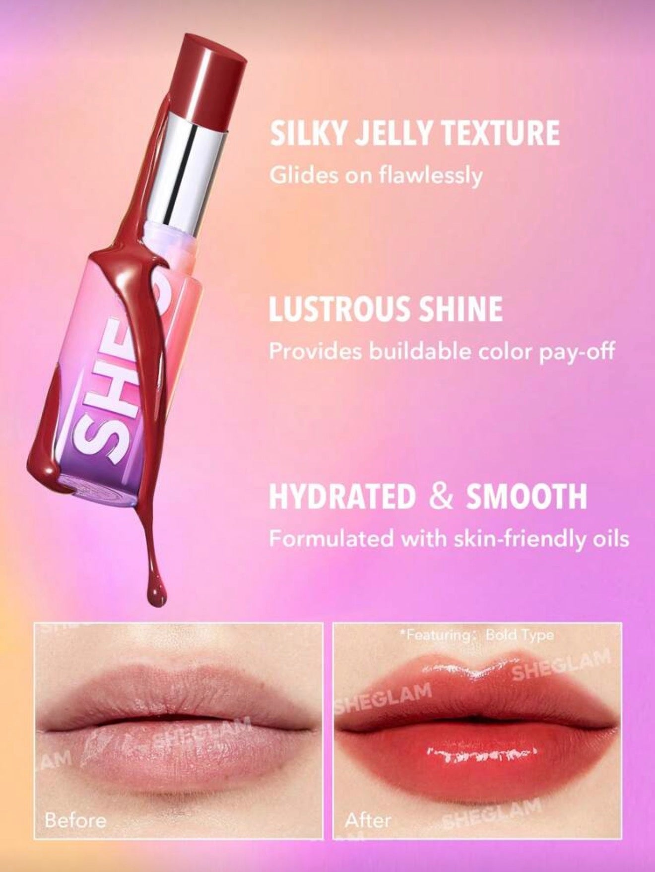 SHEGLAM Mirror Kiss High Gloss Glitter